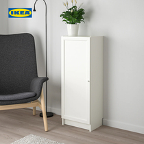 IKEA宜家BILLY毕利OXBERG奥克伯书柜带门简约欧式书柜矮柜现代