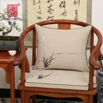 红木椅子坐垫靠垫新中式实木太师椅圈椅茶椅垫沙发垫乳胶座垫定制