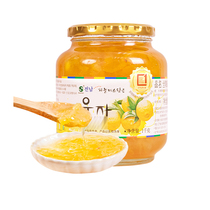 韩国全南蜂蜜柚子茶1kg罐水果茶柚子酱秋冬健康冲泡饮品热饮冲调