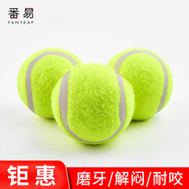实心球逗狗训练球磨牙耐咬幼小中大型犬狗狗玩具球宠物弹力球网球