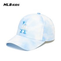 MLB儿童官方男女童扎染棒球帽运动时尚遮阳帽潮流百搭帽子春夏