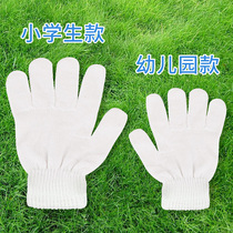 儿童手套棉幼儿园小孩子棉线手套小朋友劳动保护小学生防护白手套