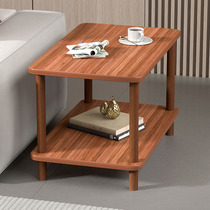 北欧茶几简约现代家用小茶桌简易客厅置物架沙发旁创意小方桌边几