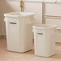 厨房专用垃圾桶高款大容量家用新款加大无盖商用工业风卫生厨余桶