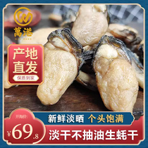大号生蚝干无沙海蛎子牡蛎带膏干货精品特大海鲜干货500g干生蚝