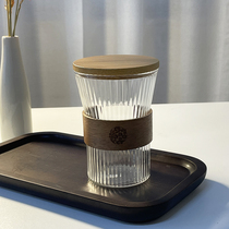 日式颜值耐高温挂耳咖啡杯玻璃龙井茶杯ins风防烫透明水杯果汁杯