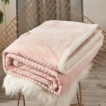 加厚法兰珊瑚绒毯毛毯冬季午休盖毯铺床上用办公室午睡小毯子床单