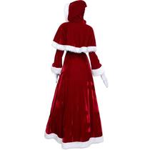 圣诞节服装女圣诞老人COS舞台圣诞服长裙长袖圣诞女王狂欢派对服