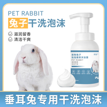 垂耳兔专用沐浴干洗泡泡沫柔顺免水洗洗澡用品兔子清洁剂干洗粉