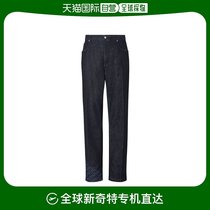 香港直邮Fendi 徽标细节牛仔长裤 FLP288AQLU