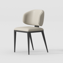 广东佛山椅子意式轻奢样板房靠背椅现代简约餐厅椅设计师餐椅家用
