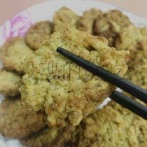 如东文蛤饼江苏南通地方特产本港特色海鲜油炸面食