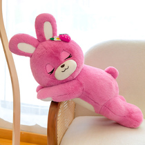 可爱草莓趴趴兔子抱枕女生睡觉夹腿毛绒玩具抱抱熊玩偶布娃娃七夕