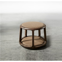 新中式实木茶桌椅组合黑胡桃木泡茶台禅意家具办公实木泡茶桌定制