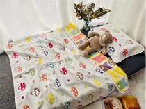 雅赞幼儿园宝宝床单浴巾儿童纯棉纱布六层单人被婴儿童被午睡盖毯