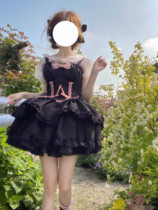【禁忌之恋】现货韩菇凉原创设计Lolita洋装哥特风jsk吊带连衣裙