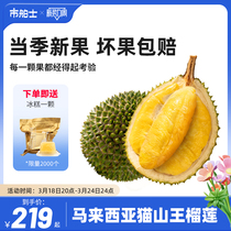 市舶士马来西亚进口<em>猫山王</em>榴莲一整个正品D197液氮冷冻新鲜水果