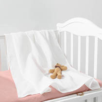 跨境母婴用品新生儿纯棉包巾宝宝素色包毯绉布童毯纯色浴巾裹布毯