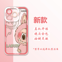 labubu卡通透明硅胶手机壳软壳适用OPPOReno2Z苹果11荣耀20红米9A