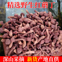 红蘑丁东北特产辽朝阳宁精品蘑菇自然晾晒干货肉蘑野生松树伞250g