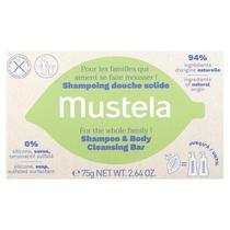 Mustela,洗发水和身体清洁棒，无香型，2.64 盎司（75 克）