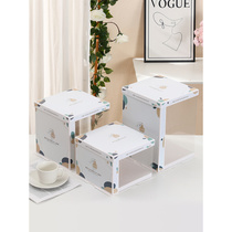 蛋糕盒子包装盒半透明6寸8寸10寸12寸单双层加高生日蛋糕盒子50套