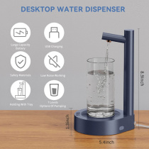智能桌面抽水器桶装水上水器可拆卸全自动上水器饮水机吸水器户外