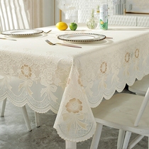 新款欧式餐桌布防水免洗防烫pvc长方形餐桌布茶几台布轻奢高级感