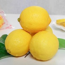 【果园精选】黄柠檬3斤80g+皮薄肉厚清香怡人
