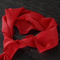 歌珊 真丝红领巾 标准 小学生丝绸薄款夏天绸缎红领巾大号桑蚕丝