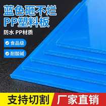 防腐蓝色PP板材红色塑料硬板尼龙有色防水胶板耐兰色pvc鱼缸垫板