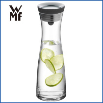 德国WMF水晶玻璃冷水壶简约冰箱凉水壶 带盖过滤花茶果汁瓶高档1L