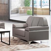 定制现代简约沙发灰色西皮沙发三人位商务办公室家用客厅沙发