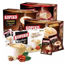 印尼进口可比可速溶白咖啡卡布奇诺/摩卡/拿铁24包盒装奶味多香浓