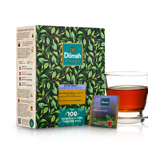 Dilmah迪尔玛黑加仑味红茶100袋 进口锡兰红茶 独立包装袋泡茶