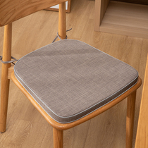 坐垫椅垫马蹄形餐桌椅子垫加厚亚麻凳子垫四季通用家用可拆洗座垫