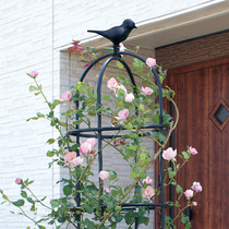 玫瑰爬藤架月季铁线莲阳台庭院绿植铁艺花架户外攀爬欧式植物架子