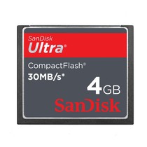 SanDisk闪迪Ultra CF卡 4G 30M/S佳能相机存储卡 数控机床内存卡