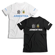 夏季运动T恤三星阿根廷皇马巴萨AC米兰曼联透气宽松足球短袖圆领