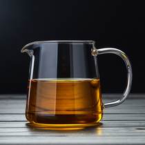 玻璃公道杯大号分茶器一体茶滤茶漏套装耐热高档公杯加厚茶海茶具