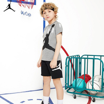 Nike Air Jordan耐克童装男童T恤中大童短袖2024夏装儿童衣服女童