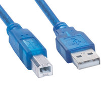 包邮方口USB打印机线电脑数据3连接5米10M适用佳能惠普爱普生条码