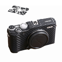 适用富士相机XT4机身贴纸XA7保护贴膜XT5 100V皮贴美容装饰XS20