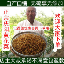 甘肃天然特级 庆阳黄花菜干货500g 农家自产散装无硫熏下奶金针菜