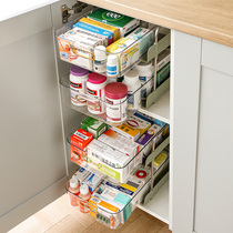 抽屉式大号药物收纳盒多层药品置物架公司家用医药箱家庭装桌面柜