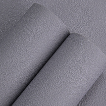 仿硅藻泥纹理灰色工业风墙纸水泥灰浅灰色服装店纯色素色工程壁纸