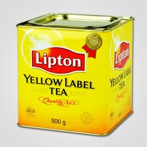 Lipton/立顿小黄罐装红茶粉 斯里兰卡进口奶茶店黄牌精选红茶500g