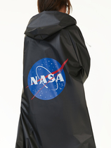 NASA联名成人徒步国潮流男女款时尚夏季加厚个性旅行轻奢雨披雨衣