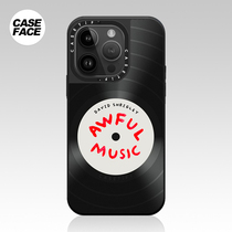 castify手机壳原版苹果14plus黑胶片糟糕的音乐艺术家联名亚克力镜面防摔iphone15promax磁吸magsafe