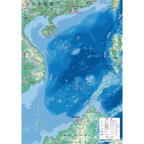南海南沙中沙西沙群岛三沙市全图地理国防历史地图教育设计素材